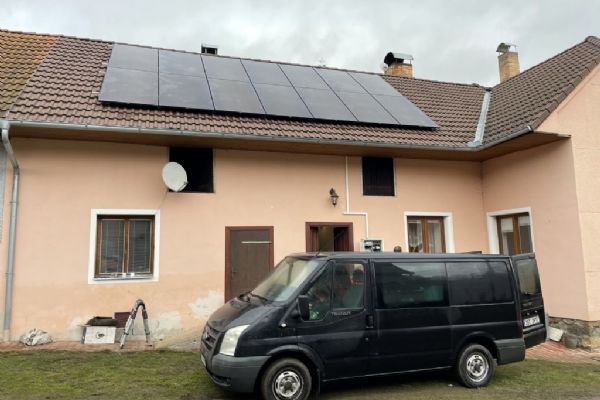 Vrcovice okres Písek FVE 7kWp