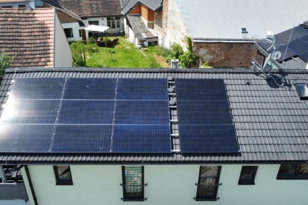 Přeštice, bytový dům - FVE 20,00kWp